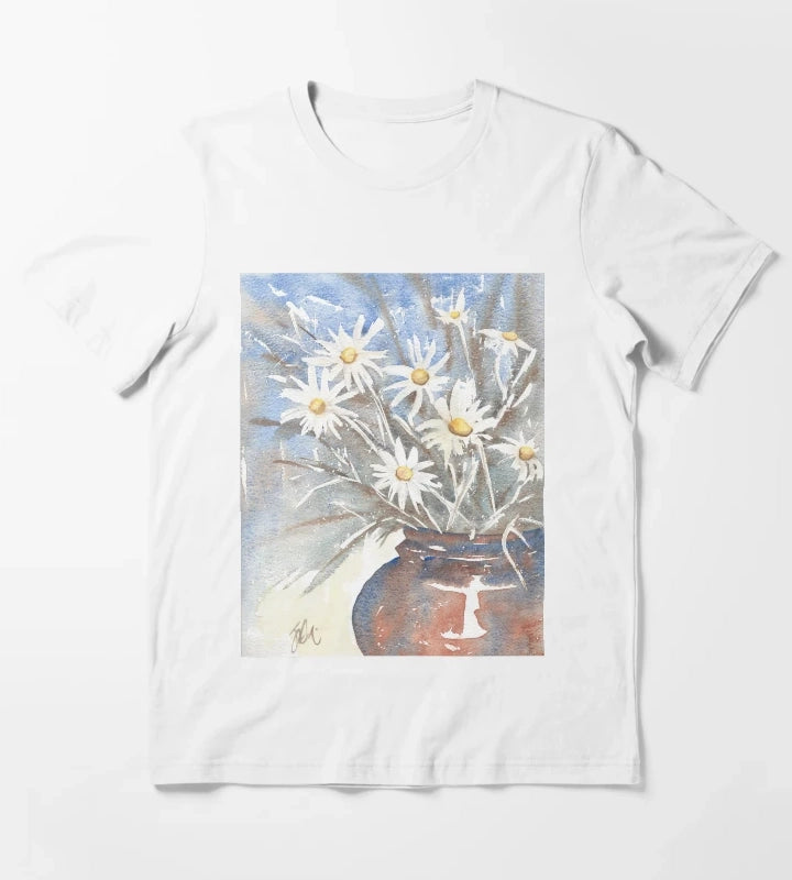 Daisy pot T-Shirt White
