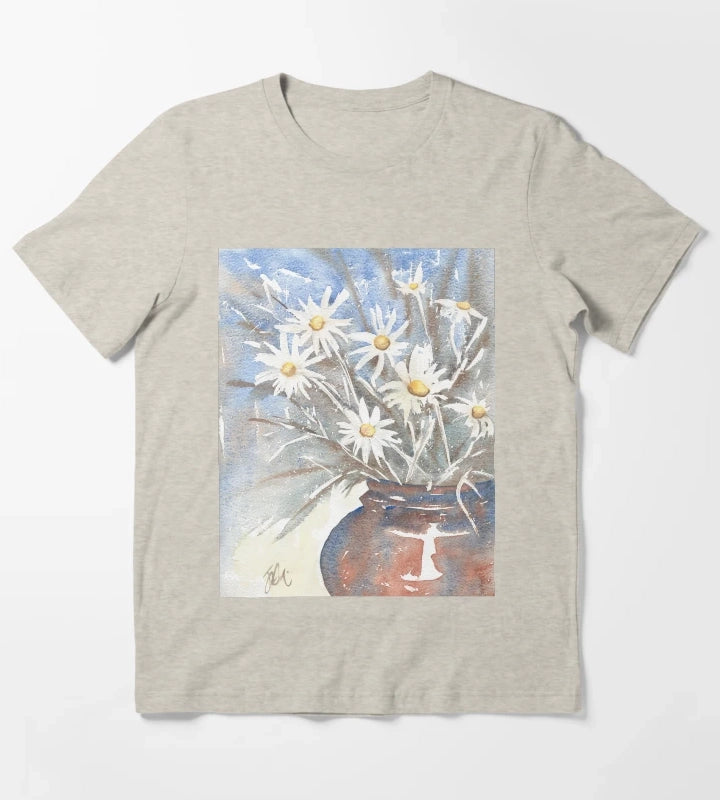 Daisy pot T-Shirt Cream