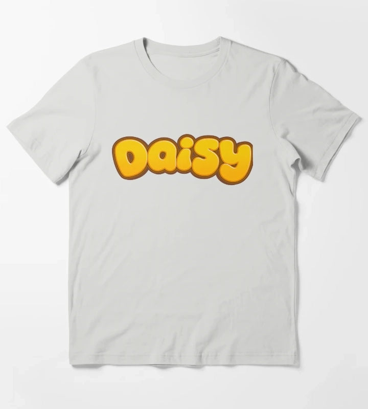 Daisy text T-Shirt Light Grey