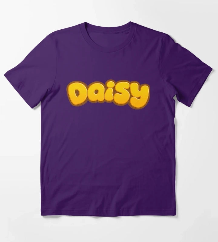 Daisy text T-Shirt Purple