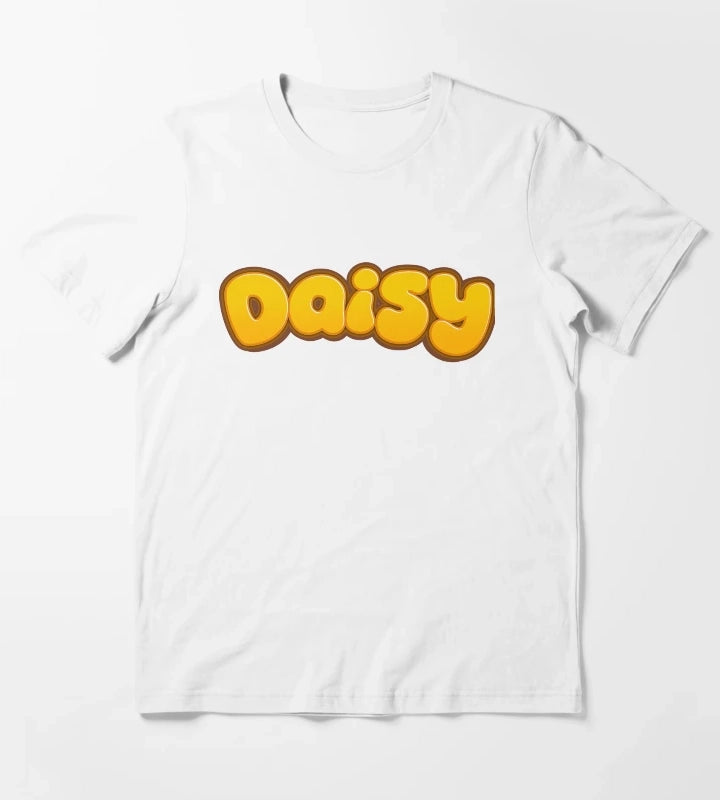 Daisy text T-Shirt White