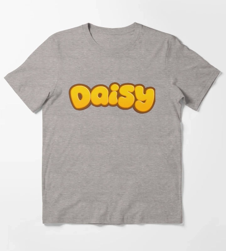 Daisy text T-Shirt Heather Grey