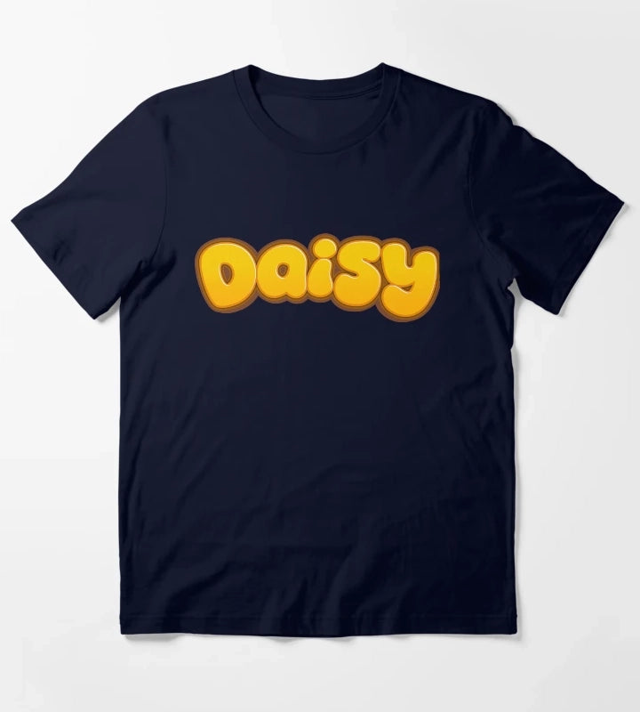 Daisy text T-Shirt Navy