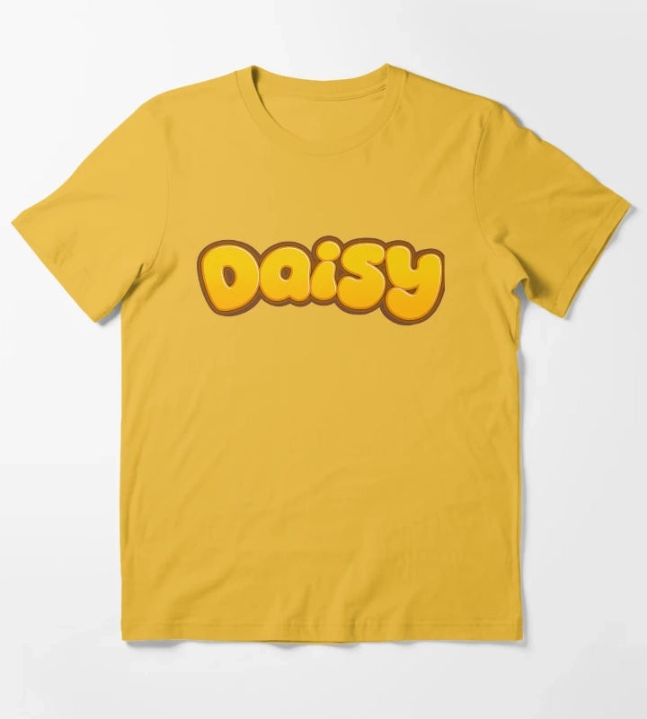 Daisy text T-Shirt Yellow