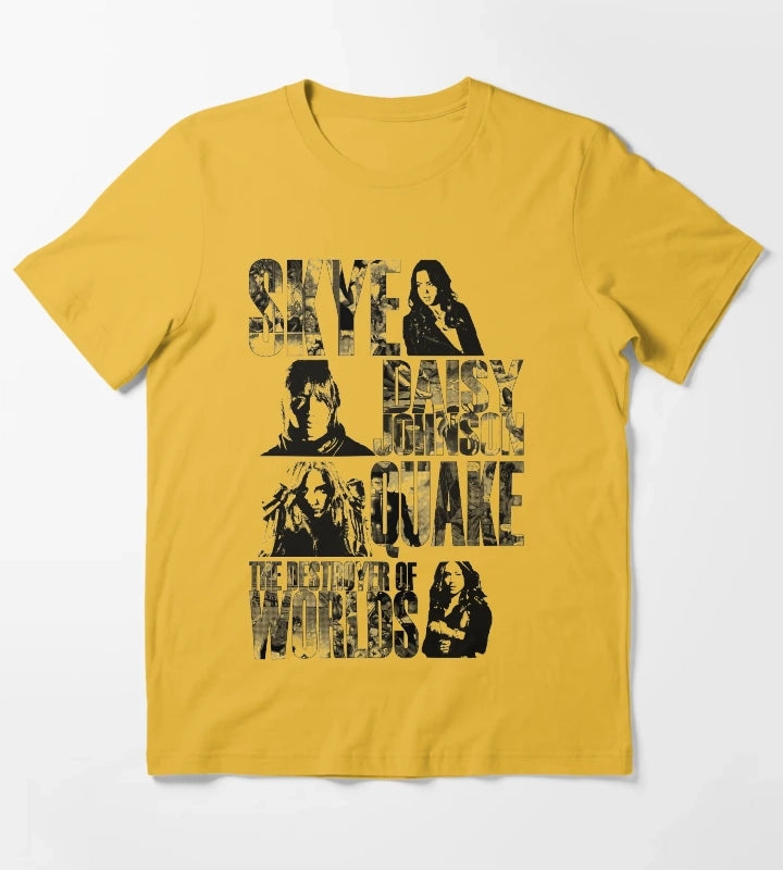 Daisys evolution T-Shirt Yellow