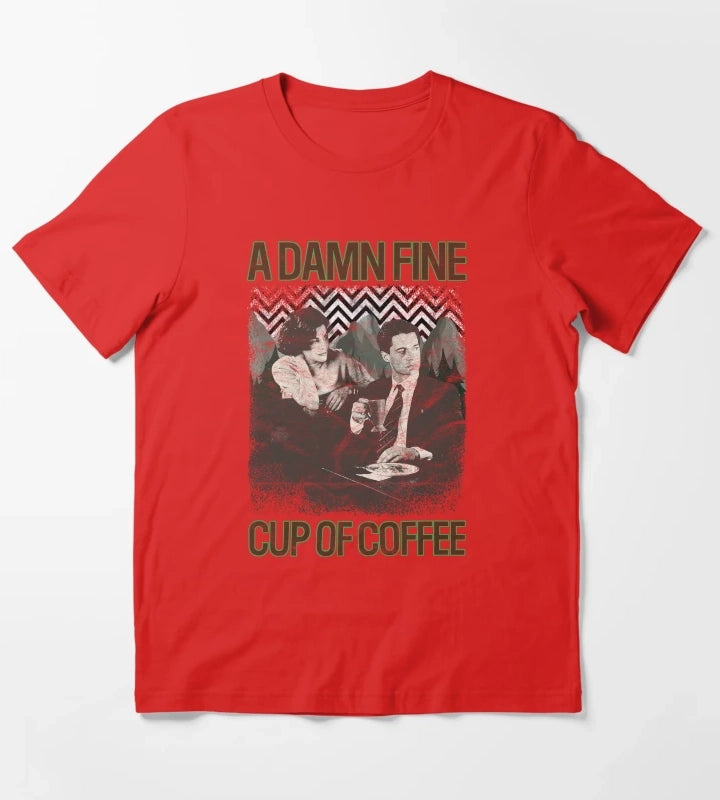 Damn Fine Cup of Coffee T-Shirt Red