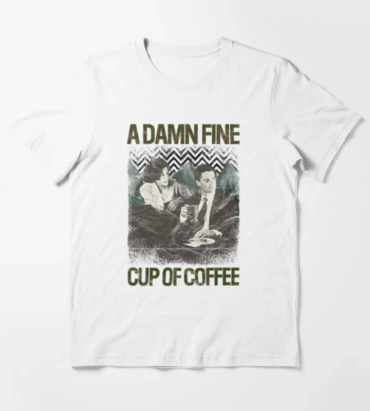 Damn Fine Cup of Coffee T-Shirt White