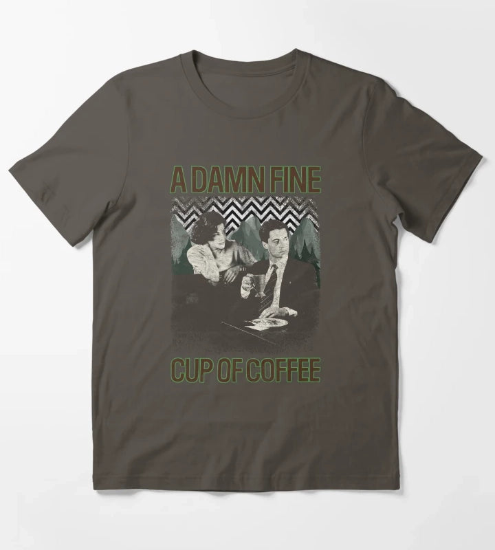 Damn Fine Cup of Coffee T-Shirt Dark Grey