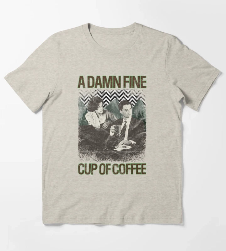 Damn Fine Cup of Coffee T-Shirt Cream