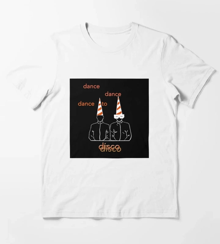 Dance To Disco black Premium T-Shirt White