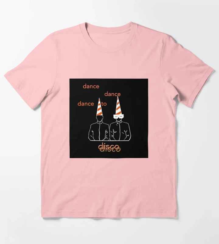 Dance To Disco black Premium T-Shirt Dark Grey