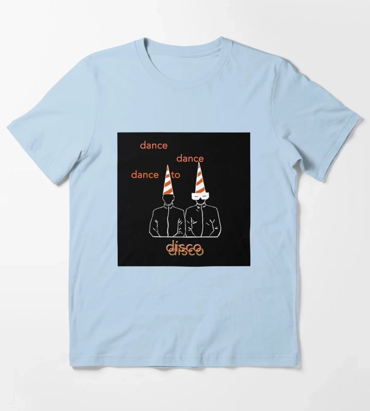 Dance To Disco black Premium T-Shirt Sky Blue