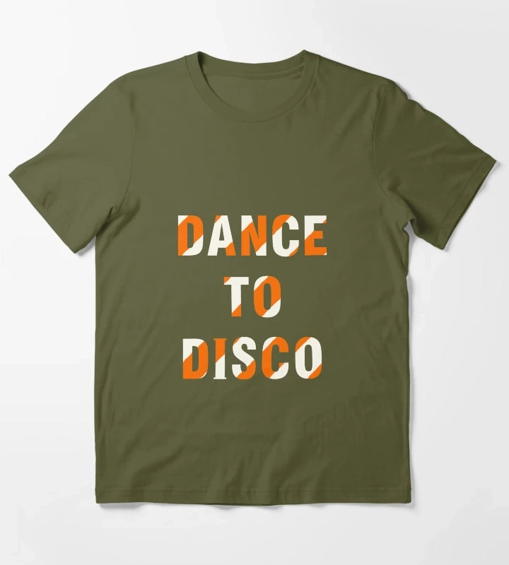 Dance to disco T-Shirt Olive Green