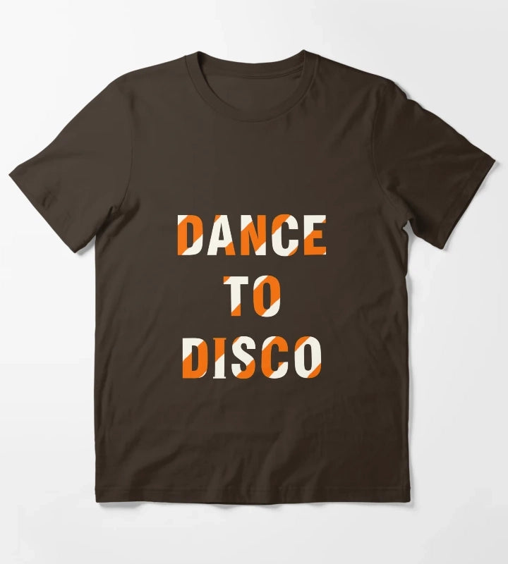 Dance to disco T-Shirt Brown