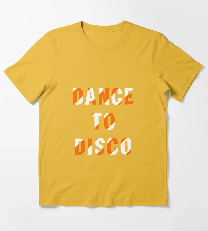 Dance to disco T-Shirt Yellow