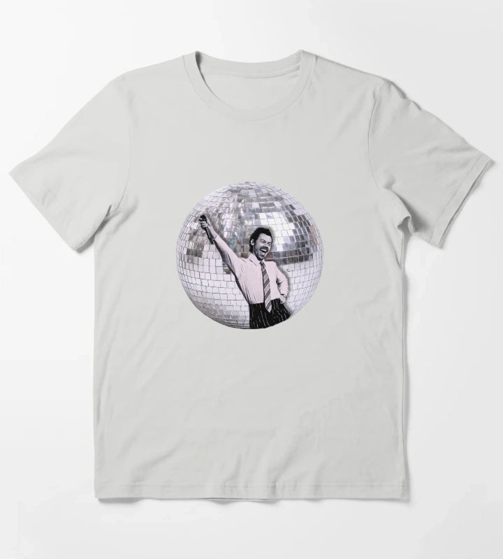 Dancing Harry Disco Ball Brits T-Shirt Light Grey