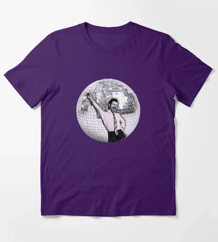 Dancing Harry Disco Ball Brits T-Shirt Purple
