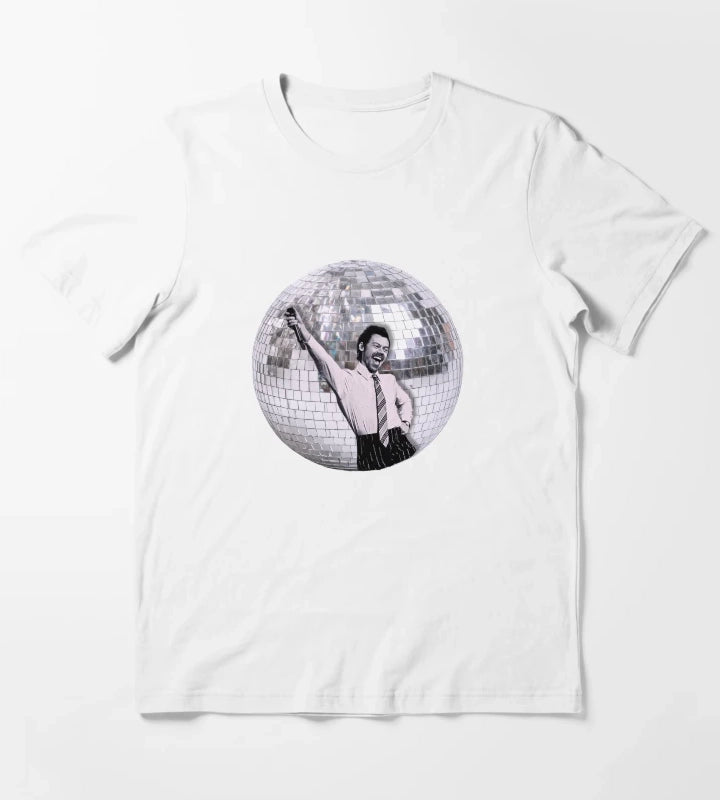 Dancing Harry Disco Ball Brits T-Shirt White