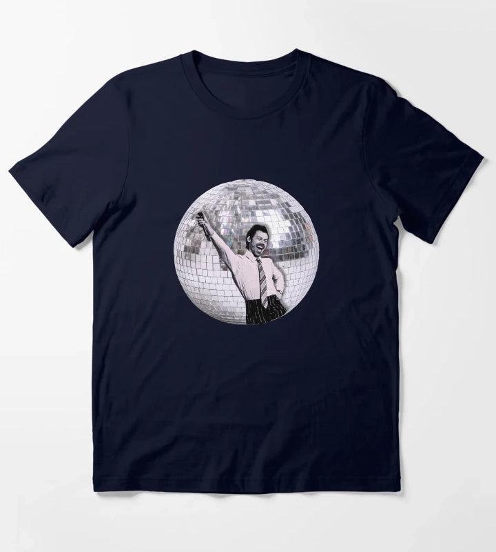 Dancing Harry Disco Ball Brits T-Shirt Navy