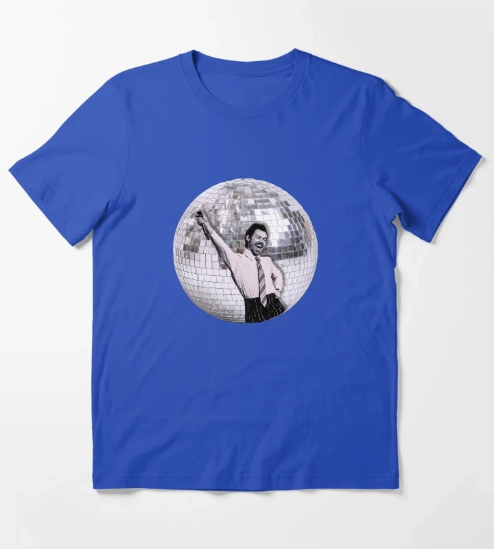 Dancing Harry Disco Ball Brits T-Shirt Blue
