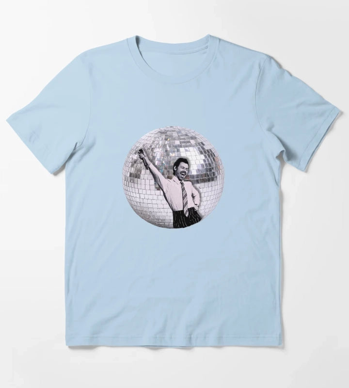 Dancing Harry Disco Ball Brits T-Shirt Sky Blue