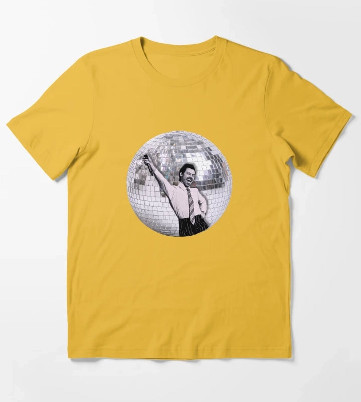 Dancing Harry Disco Ball Brits T-Shirt Yellow
