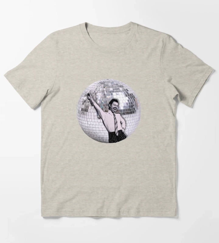 Dancing Harry Disco Ball Brits T-Shirt Cream