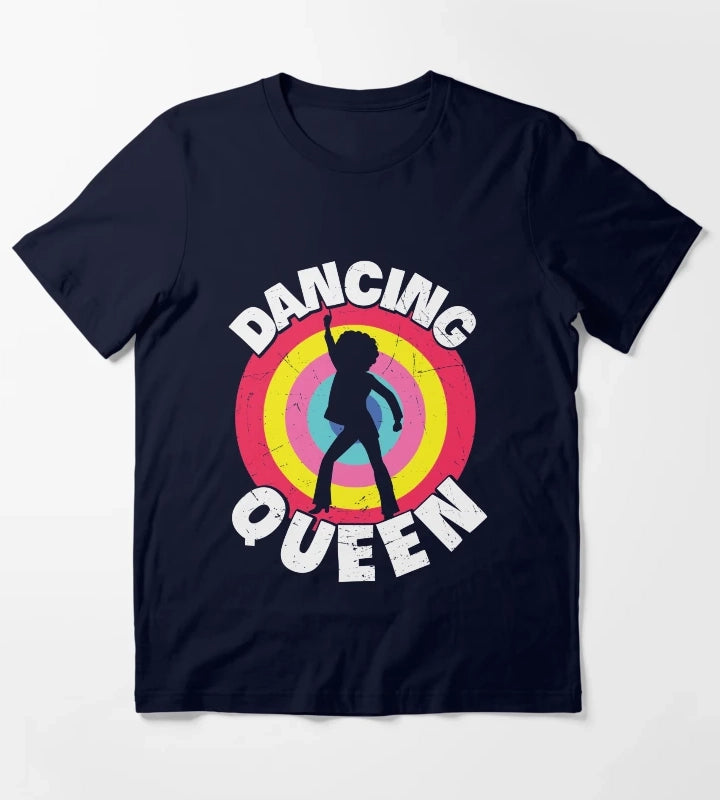 Dancing Queen Roller Disco Outfit T-Shirt Navy