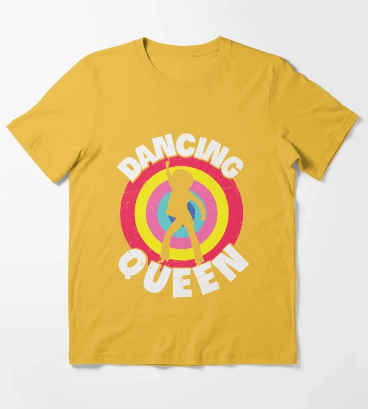 Dancing Queen Roller Disco Outfit T-Shirt Yellow