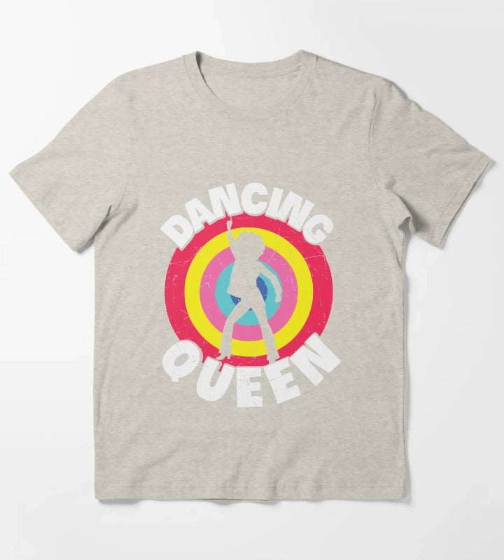 Dancing Queen Roller Disco Outfit T-Shirt Cream