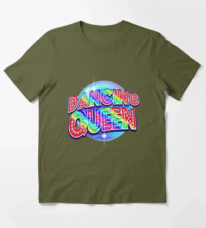 Dancing Queen T-Shirt Olive Green