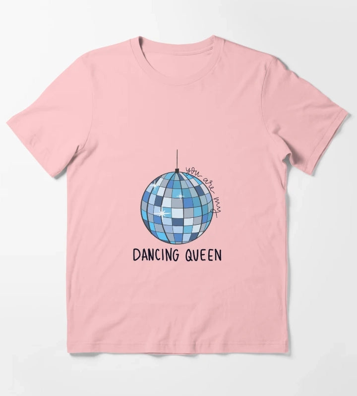 Dancing Queen disco ball T-Shirt Dark Grey