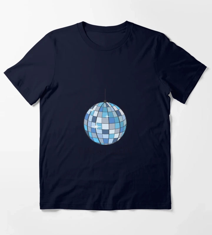 Dancing Queen disco ball T-Shirt Navy