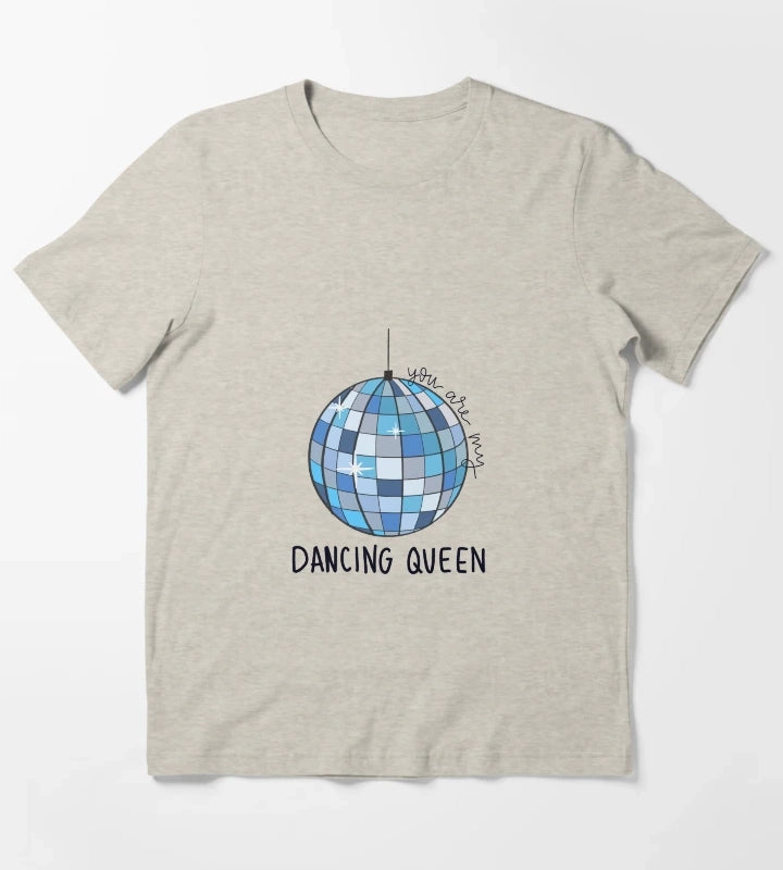 Dancing Queen disco ball T-Shirt Cream