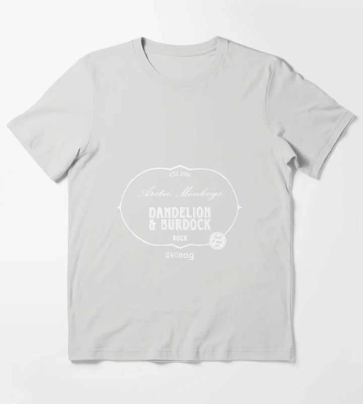 Dandelion Burdock Arctic Monkeys T-Shirt Light Grey