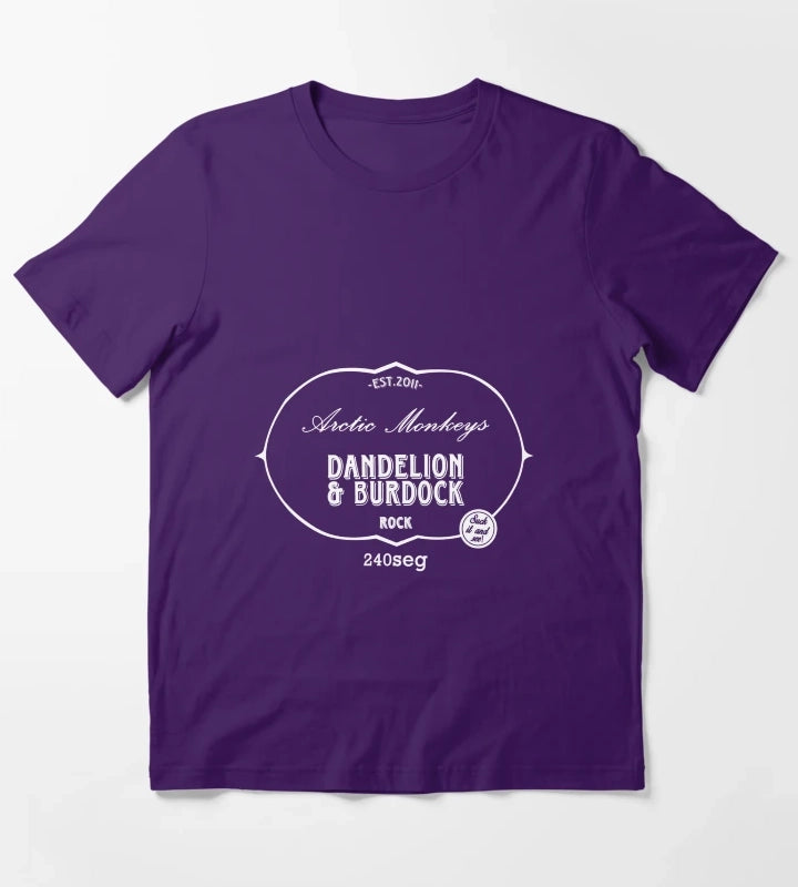 Dandelion Burdock Arctic Monkeys T-Shirt Purple