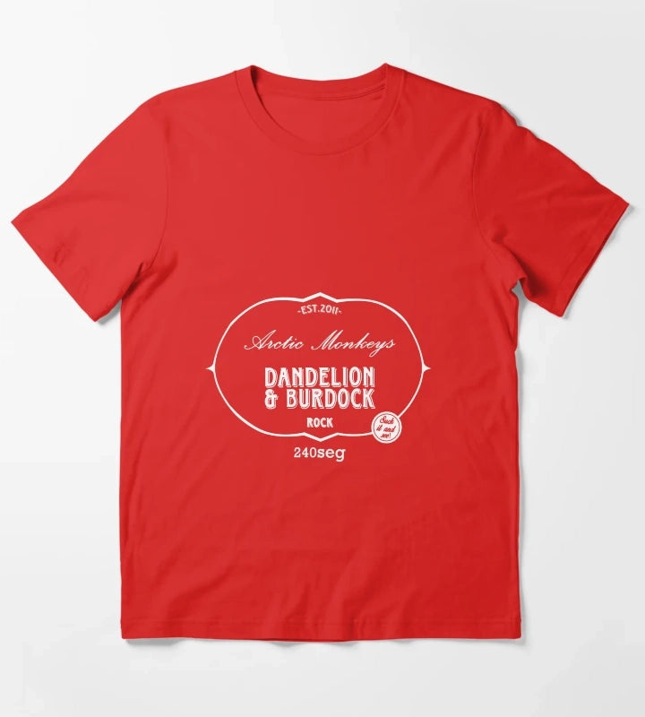 Dandelion Burdock Arctic Monkeys T-Shirt Red