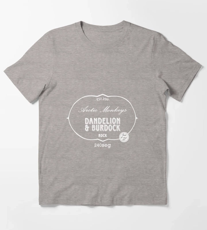 Dandelion Burdock Arctic Monkeys T-Shirt Heather Grey