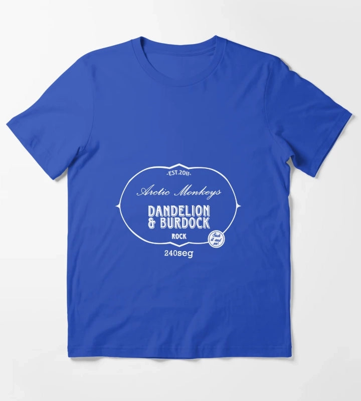Dandelion Burdock Arctic Monkeys T-Shirt Blue