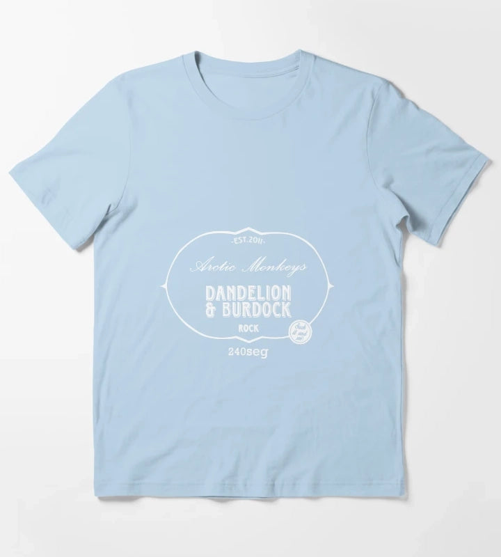 Dandelion Burdock Arctic Monkeys T-Shirt Sky Blue