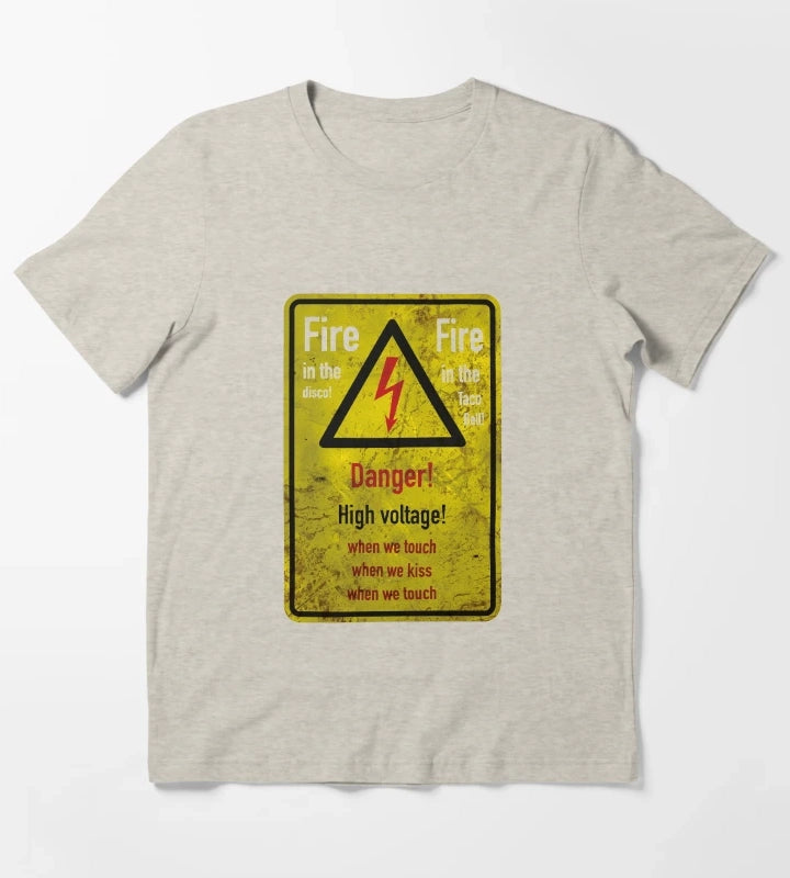 Danger High Voltage T-Shirt Cream