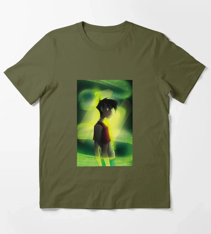 Danny Fenton The Portal T-Shirt Olive Green