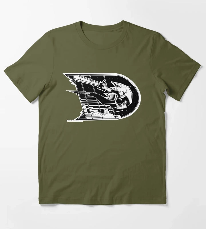 Danny Phantom Protector T-Shirt Olive Green