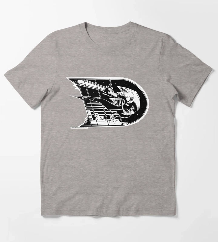 Danny Phantom Protector T-Shirt Heather Grey