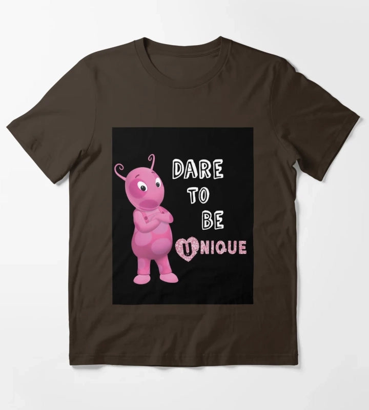 Dare to Be Unique Uniqua T-Shirt Brown