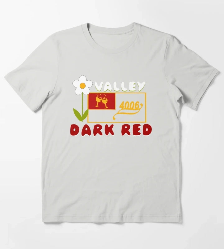Dark Red Vol 1 T-Shirt Light Grey