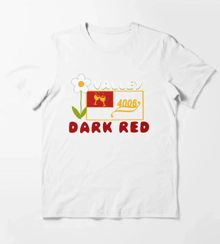 Dark Red Vol 1 T-Shirt White