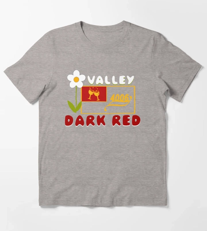 Dark Red Vol 1 T-Shirt Heather Grey