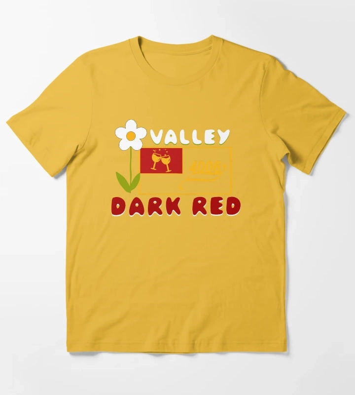 Dark Red Vol 1 T-Shirt Yellow