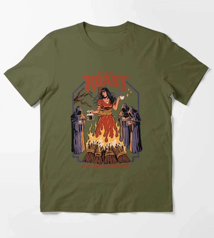 Dark Roast T-Shirt Olive Green